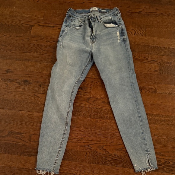 Kensie Light Blue Skinny Jeans - Picture 1 of 2